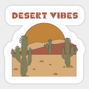 Desert Vibes Sticker